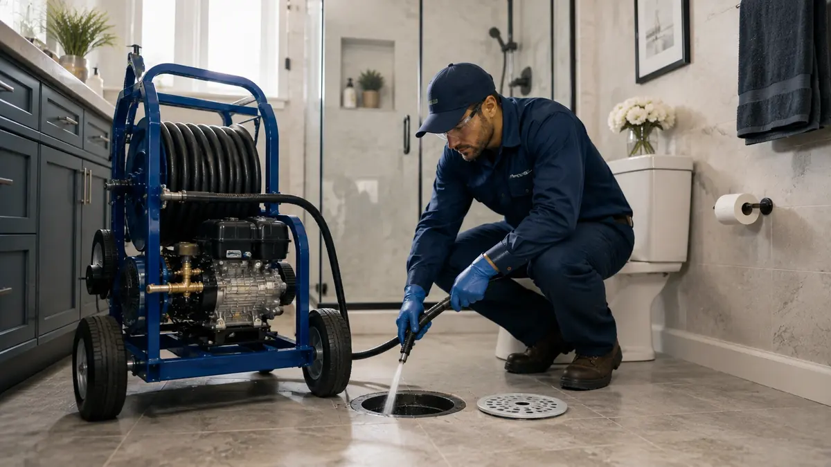 Bathroom Drain Hydro Jetting in Chualar