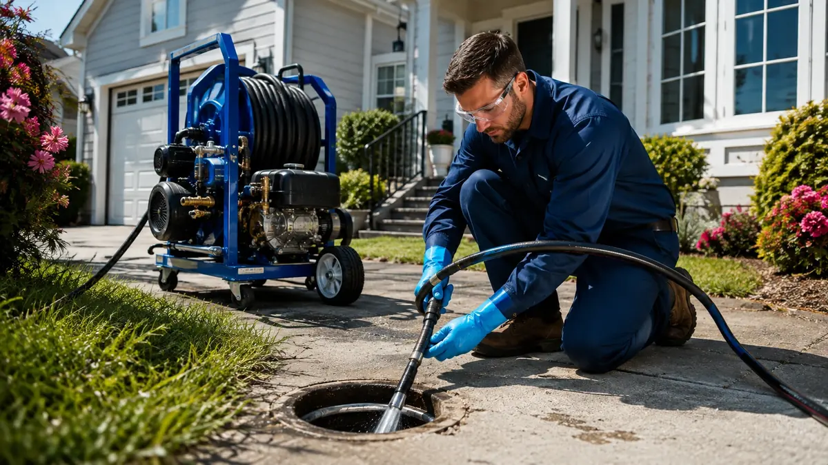 Residential Hydro Jet Drain Cleaning in Chualar